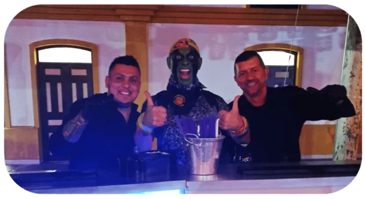 Barras móviles para bartenders